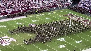 Fightin’ Texas Aggie Band Halftime  4 Way Cross  111823 [upl. by Niwrad]