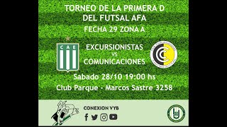 EXCURSIONISTAS VS COMUNICACIONES  FUTSAL AFA PRIMERA D 2023 FECHA 29 [upl. by Baruch]