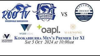 Greenvale v Geelong Round 1 Premier Mens [upl. by Ahsieka]