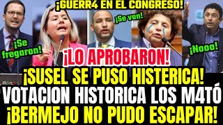 BRAVO C4R4J BERMEJO Y CAVIARES LLORAN CONGRESO APROBÓ EN VOTACIÓN HISTÓRICA REGRESO A BICAMERALIDAD [upl. by Ainnat105]