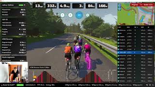 2024Jan20 Zwift  Race Stage 5  Epic Race  Tour de Zwift 2024 C on Achterbahn in Innsbruck [upl. by Ainirtac765]