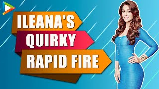 Ileana D’Cruz’s Most AMAZING Rapid Fire On Arjun Kapoor Kareena Kapoor amp Varun Dhawan  Mubarakan [upl. by Nollek]