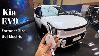 Kia EV9 Full Size Electric SUV Walkaround  Gagan Choudhary [upl. by Anisirhc437]