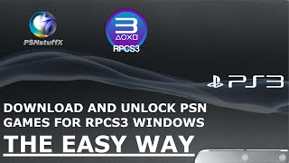 Easily Download amp Unlock Games For RPCS3 Windows 2024 [upl. by Orfurd]