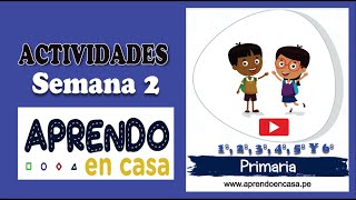 💻 PRIMARIA 1° 2° 3° 4° 5° y 6° grado 👌Cómo están organizadas las actividades ✔Aprendo en Casa [upl. by Asiil]