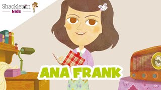 Ana Frank  Biografía en cuento para niños  Shackleton Kids [upl. by Aisatsana220]